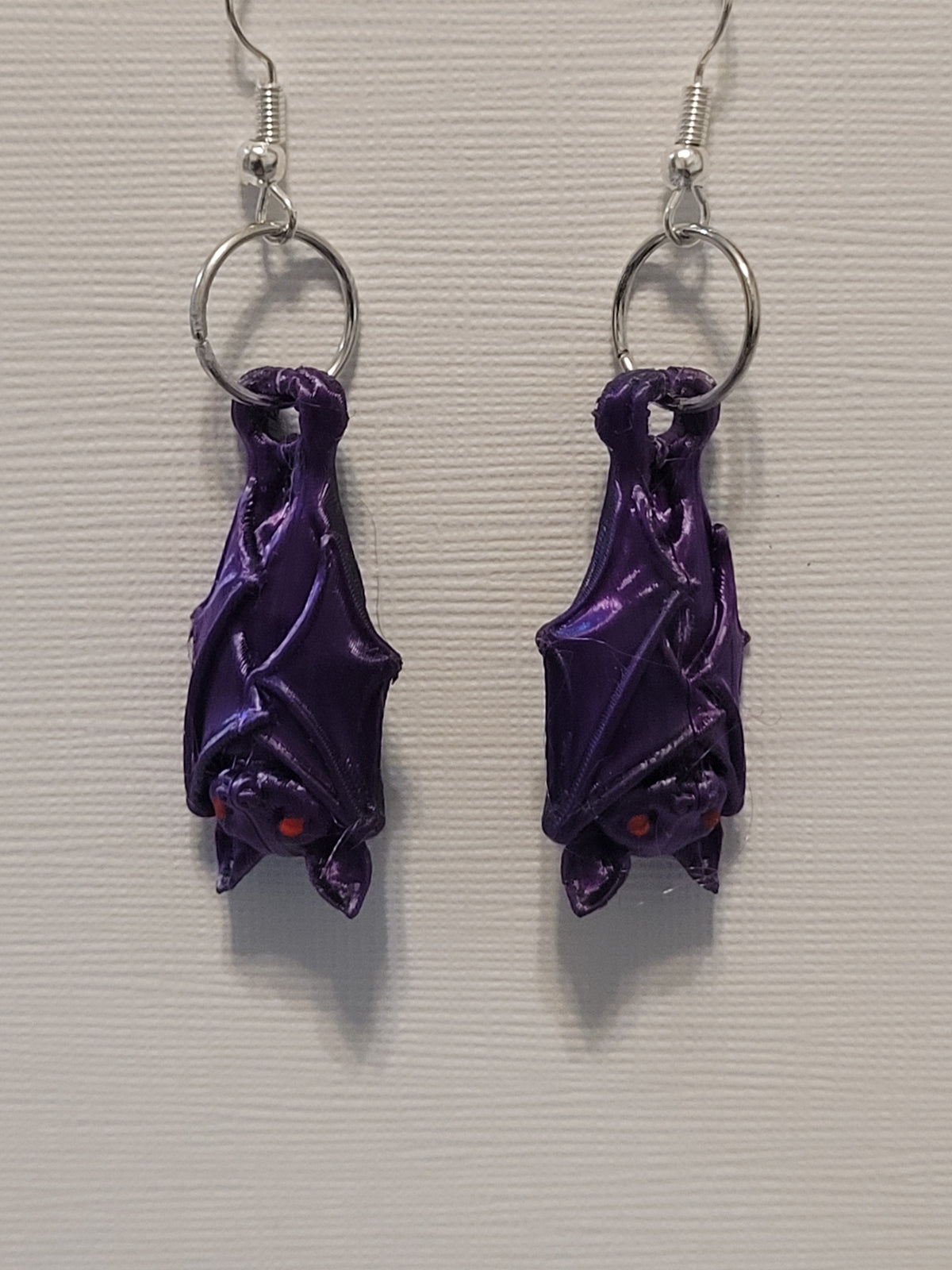 Hanging Bat Earrings