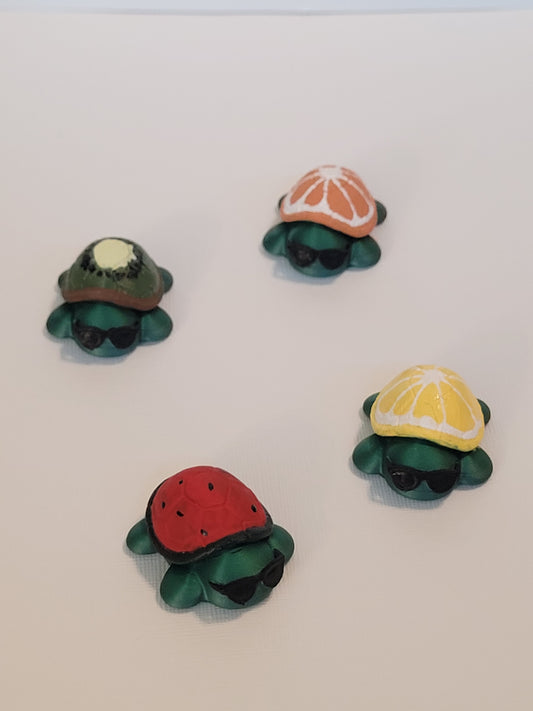 Fruit Turtle Figurines
