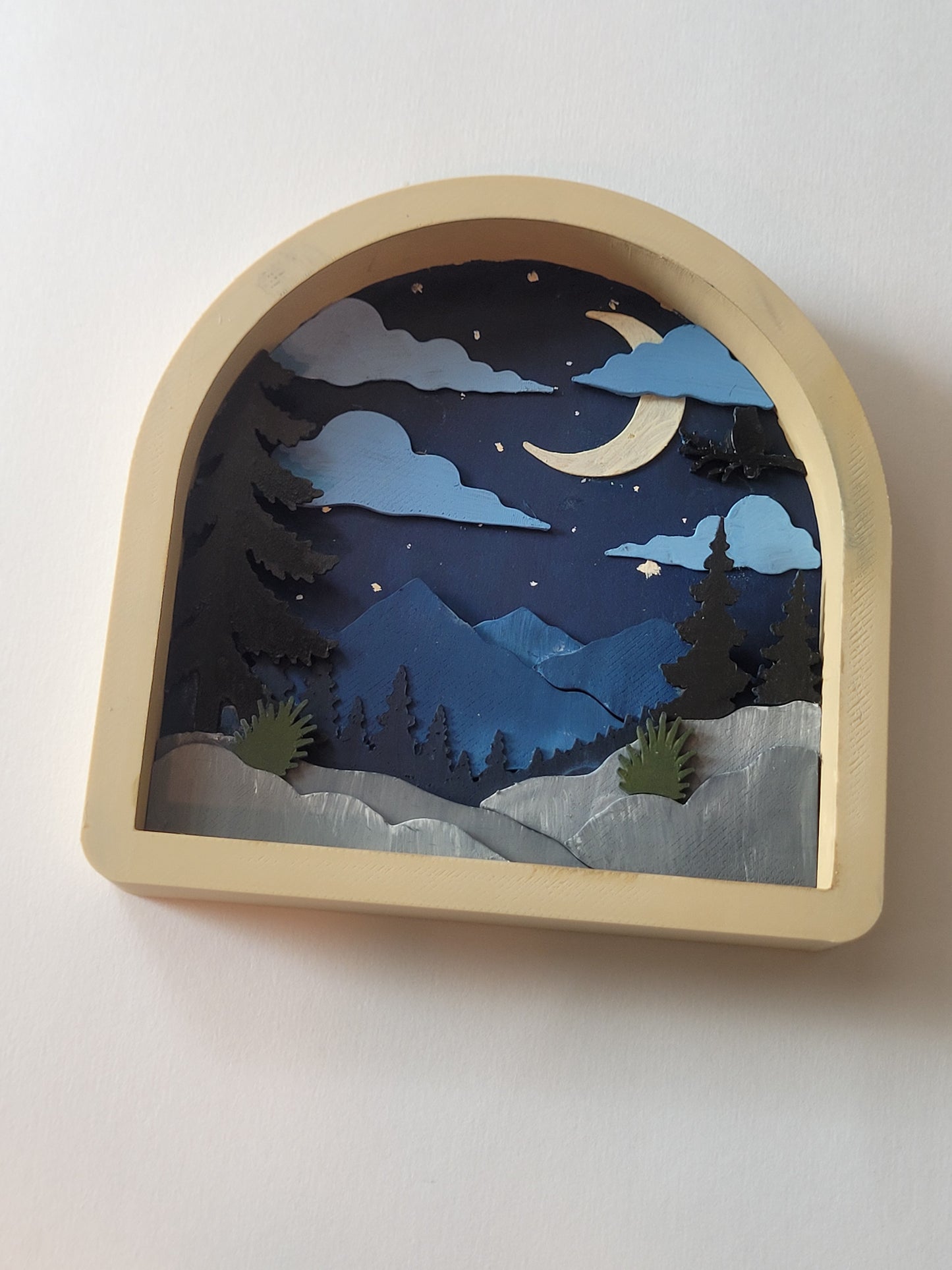 Night Sky Layered Wall Art
