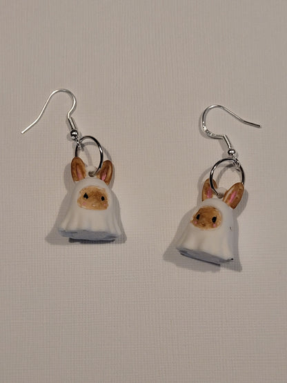 Ghost Bunny Earrings