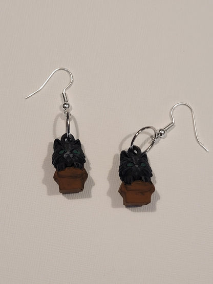 Dog Earrings