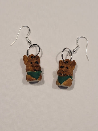 Dog Earrings
