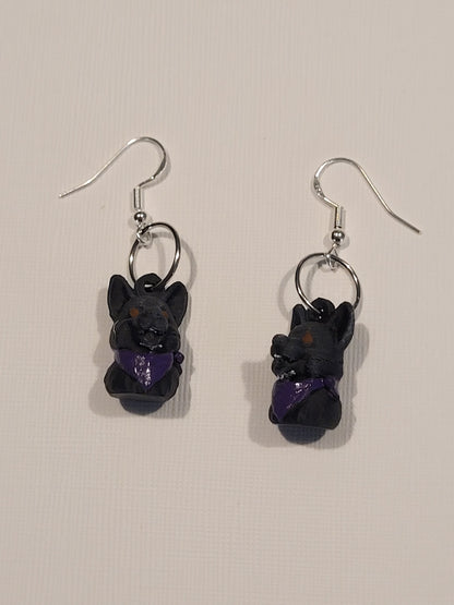 Dog Earrings
