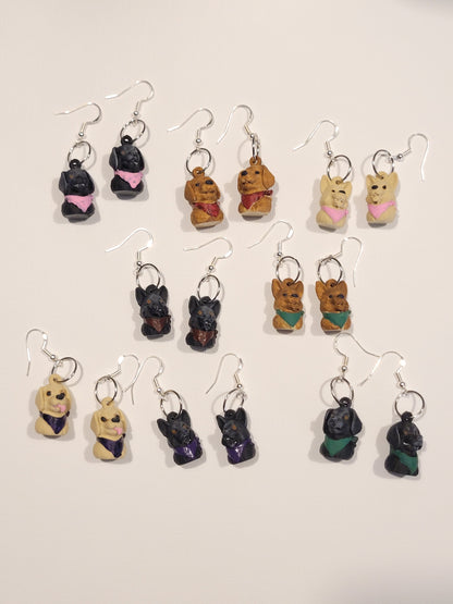 Dog Earrings