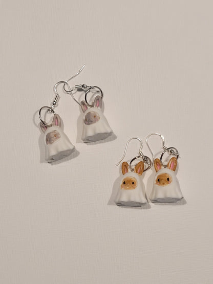 Ghost Bunny Earrings