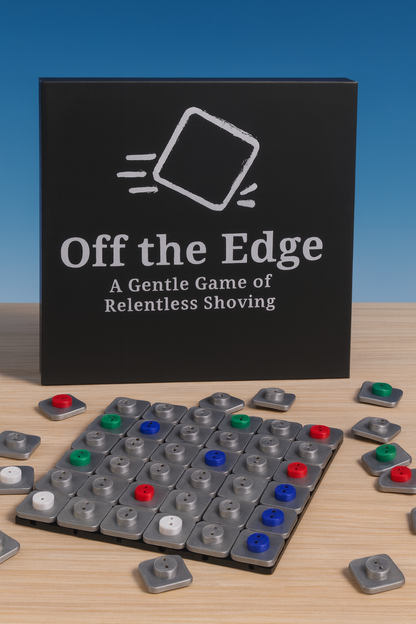 Off the Edge: A Gentle Game of Relentless Shoving